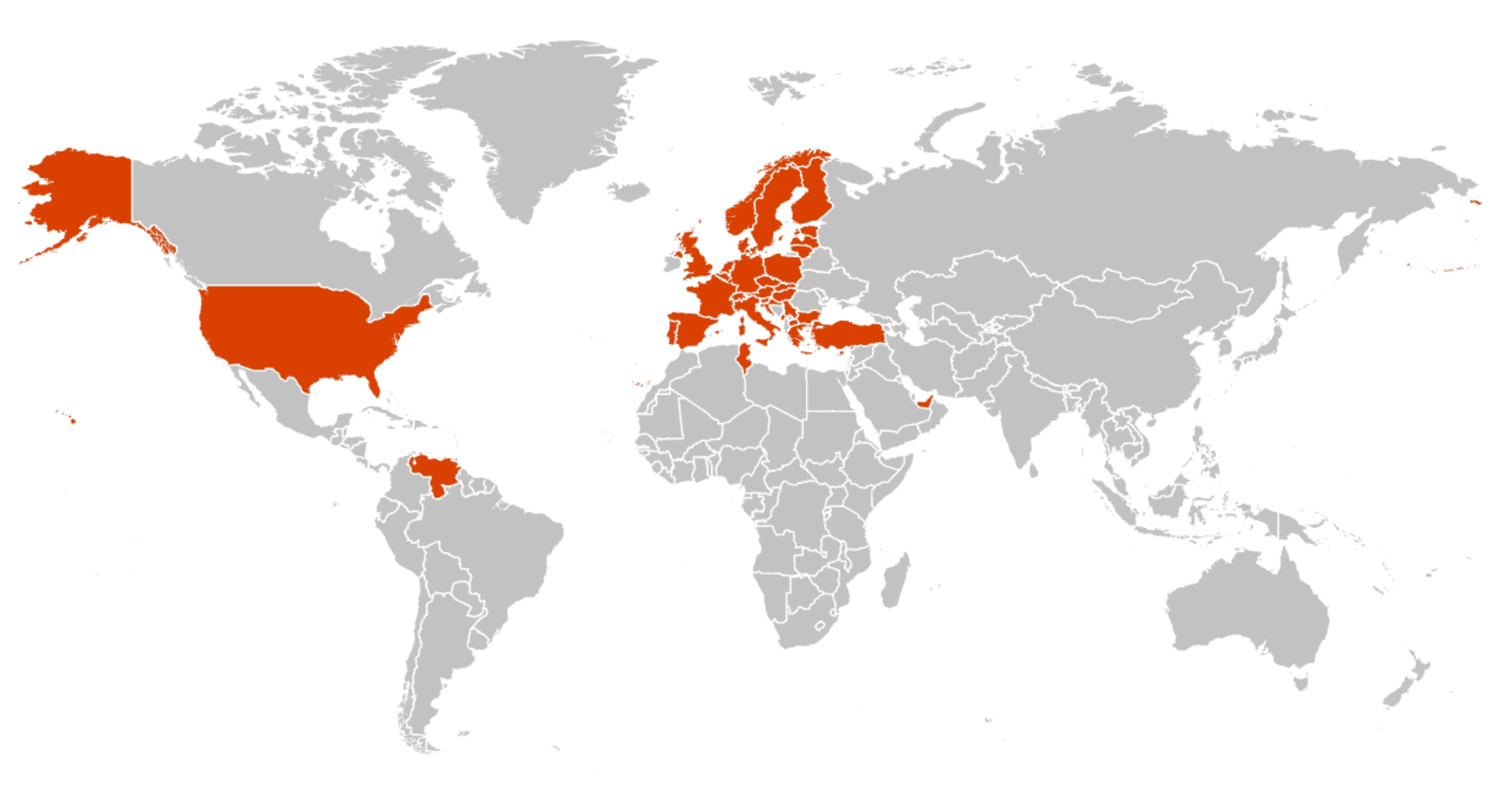 Visited Countries